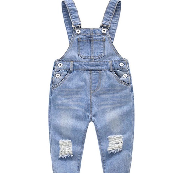 Toddlers jean overalls - Picture 4 of 5